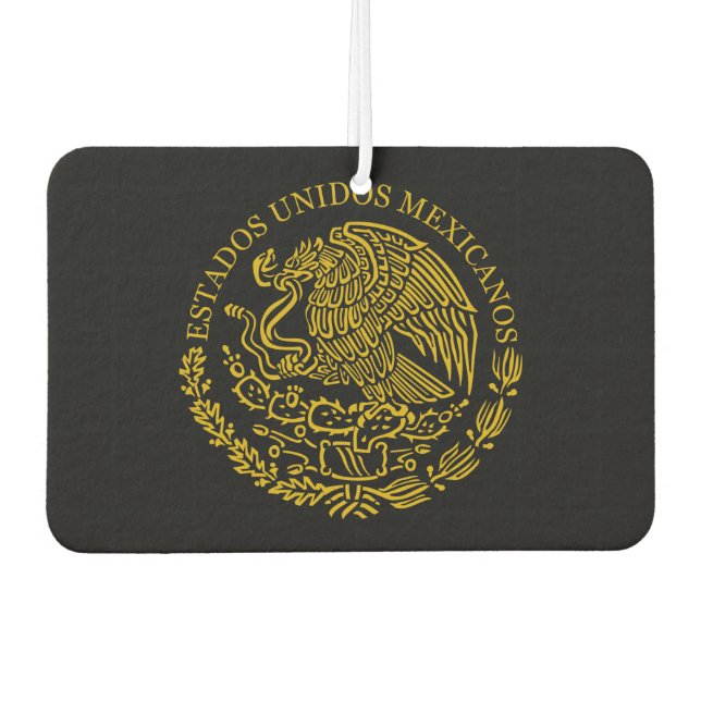 Mexican coat of arms  car air freshener (Front)
