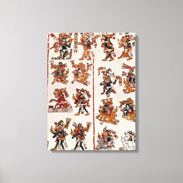 Mexican codex canvas print (Front)