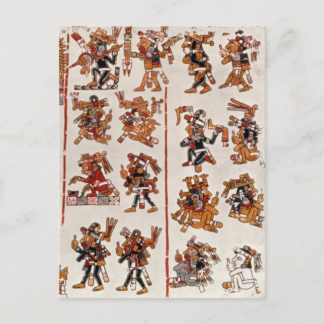 Mexican codex postcard (Front)