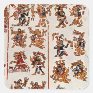 Mexican codex square sticker