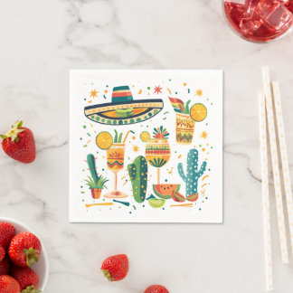 Mexican Colourful drinks Napkin