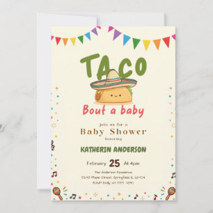 Mexican Colourful Fiesta Taco Bout a Baby Shower Invitation