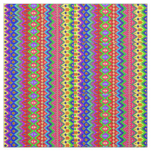 Mexican Colourful Pattern Fabric