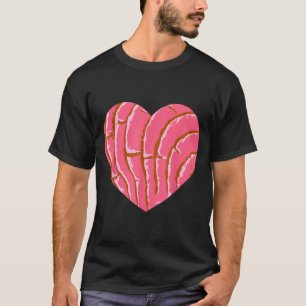 Mexican concha heart mexico cinco de mayo bread T-Shirt