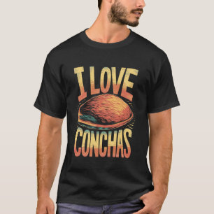 Mexican Conchas Pan De Dulce Pastry Chef 2 T-Shirt