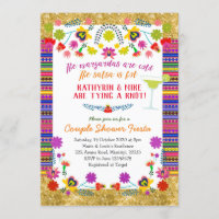 Mexican Couple Shower Fiesta Invitation