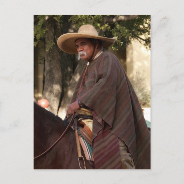 Mexican Cowboy Postcard (Front)