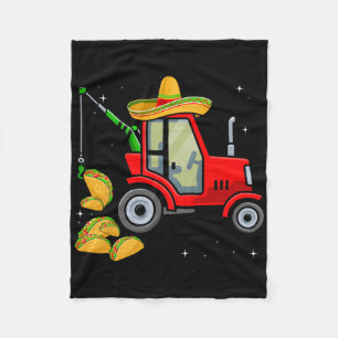 Mexican Crane Tacos Boys Cinco De Mayo Fiesta Kids Fleece Blanket