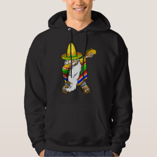 Mexican Dabbing Gnome Cinco De Mayo Poncho Sombrer Hoodie