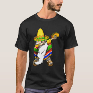 Mexican Dabbing Gnome Cinco De Mayo Poncho Sombrer T-Shirt