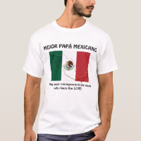 MEXICAN DAD Strong Courageous PAPÁ Personalised