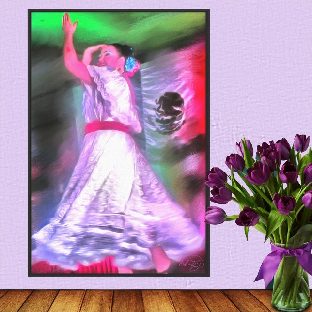 Mexican Dancer 0175 Canvas Art Print (Creator Uploaded)
