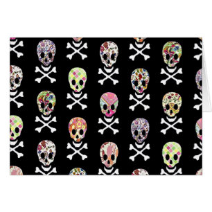 Mexican Day of Dead Skull Crossbones