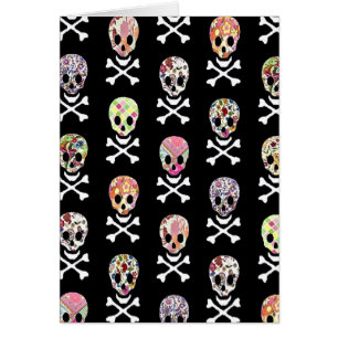 Mexican Day of Dead Skull Crossbones