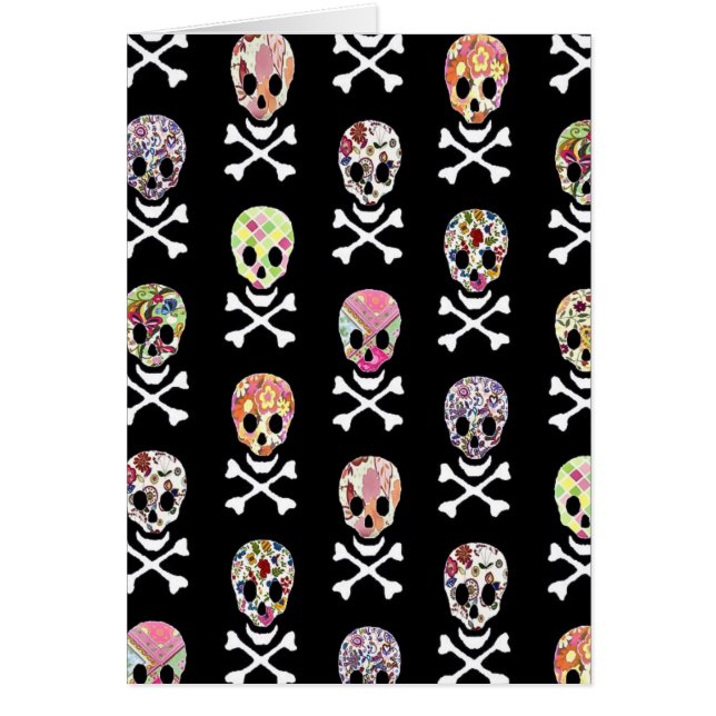 Mexican Day of Dead Skull Crossbones (Front)
