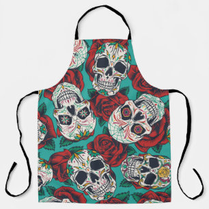 Mexican Day of Dead: Vintage Calaveras Apron