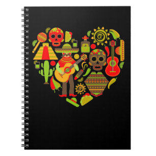 Mexican day of the dead Mexico Notebook