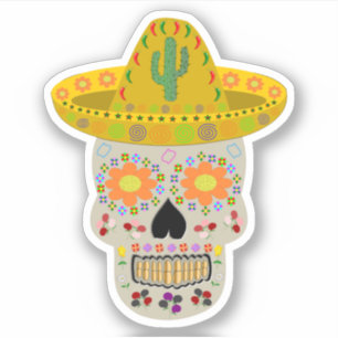 Mexican Day of the Dead Skull