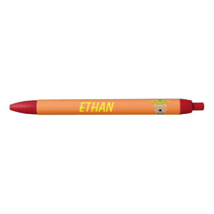 Mexican Day of the Dead Skull Custom Black Ink Pen