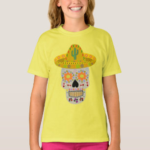 Mexican Day of the Dead Skull T-Shirt