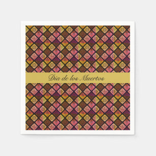 Mexican Dia de los Muertos customisable     Napkin