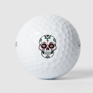 Mexican Dia De Los Muertos Day Of The Dead Golf Balls