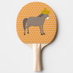 Mexican Donkey Day of the Dead Ping Pong Paddle