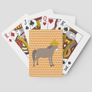 Mexican Donkey Day of the Dead Playing Cards