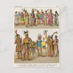 Mexican Dress Postcard