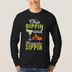 Mexican Drinking Squad Lime Chip Dippin Margarita T-Shirt
