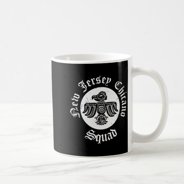 Mexican Eagle Apparel Men Latino Clothing New Jers Coffee Mug (Right)
