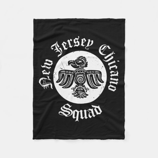 Mexican Eagle Apparel Men Latino Clothing New Jers Fleece Blanket (Front)