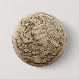 Mexican eagle button