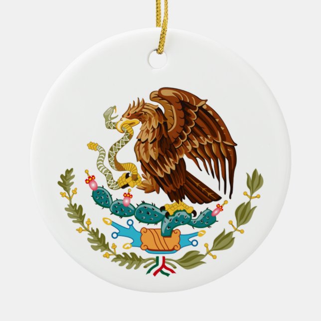Mexican Eagle Ornament (Front)