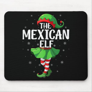 Mexican Elf Christmas Girls Women Elf Squad Xmas F Mouse Mat