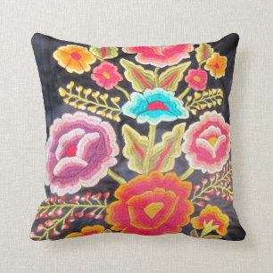 Mexican Embroidery design Cushion