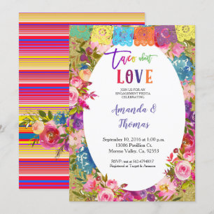 Mexican engagement party Invitation