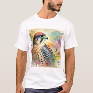 Mexican Falcon 010924AREF119 - Watercolor T-Shirt