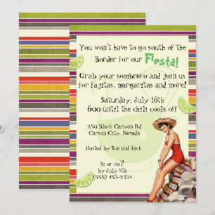 Mexican Fiesta Adult Party Invitation