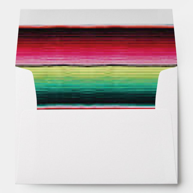 Mexican Fiesta Aztec Rug mailing envelopes (Back (Bottom))