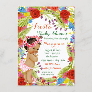 Mexican Fiesta Baby Shower Invitation
