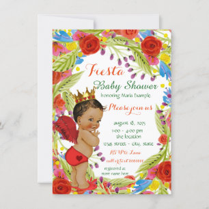 Mexican Fiesta Baby Shower Invitation