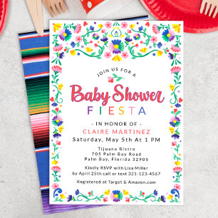 Mexican Fiesta Baby Shower Invitation – Colourful 