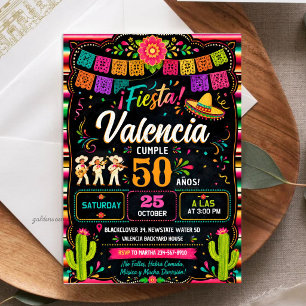 Mexican Fiesta Birthday - Mariachi Theme Invitation