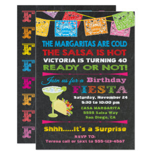 Fiesta Birthday Party Invitation Wording 10