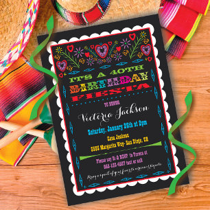 Mexican Fiesta Birthday Party Invitation