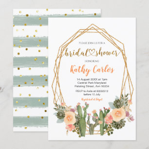Mexican Fiesta Bridal Shower Invitation
