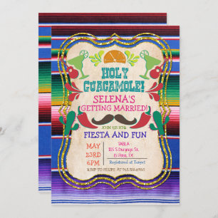 Mexican Fiesta Bridal Shower Invitation