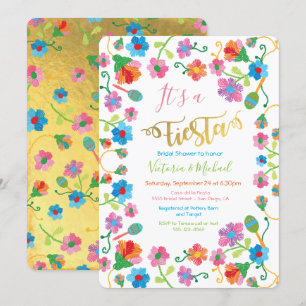 Mexican Fiesta Bridal Shower Invitations