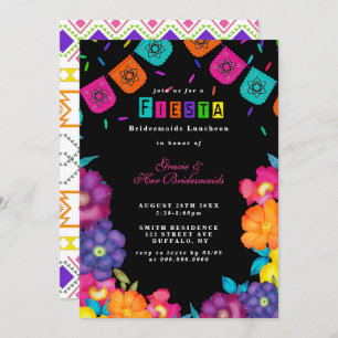 Mexican Fiesta Bridesmaids Luncheon Invitation